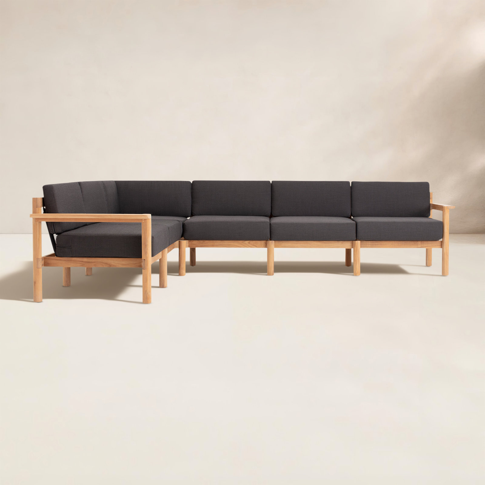 Haven 114" Sunbrella® Patio Sofa, Sunbrella Coal