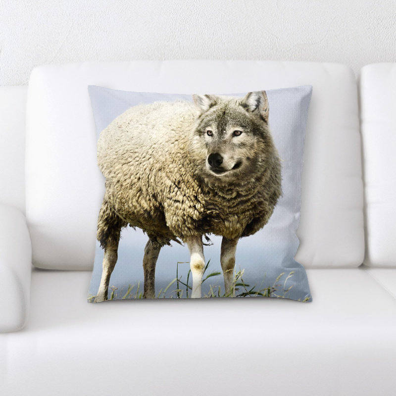 Coussin Wolf in Sheeps