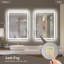 Casten Sleek LED Bathroom mirror with Bluetooth, Dimming, 3 color temperature, Anti-fog Wall mirror-402231044