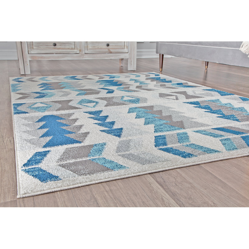 Miko Contemporary Mixed Berry Area Rug, Rectangle 8' x 10'