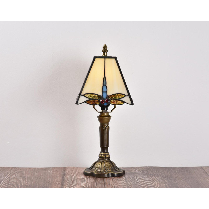 Lampe de table en bronze antique 14,6 po Pressley