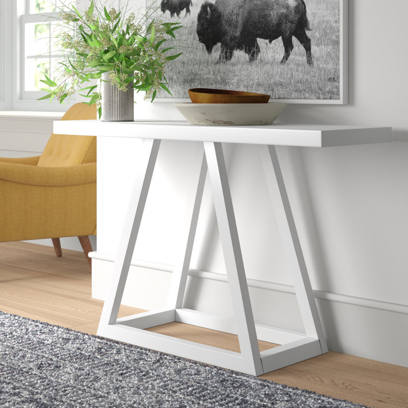 Console Marame, Laque blanche