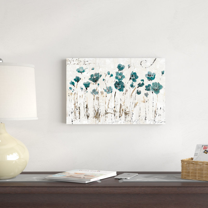 Balance abstraite IV - bleu, H 12 po x l 18 po x P 1,25 po