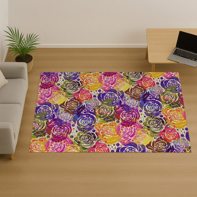 Floral Area Rug