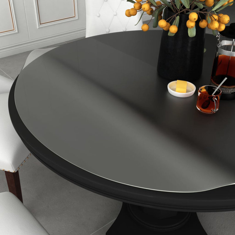 vidaXL Table Protector Transparent PVC 43.3 in diameter