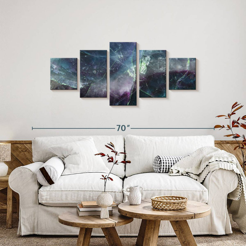 Fluorite Stone, 24" H x 55" W