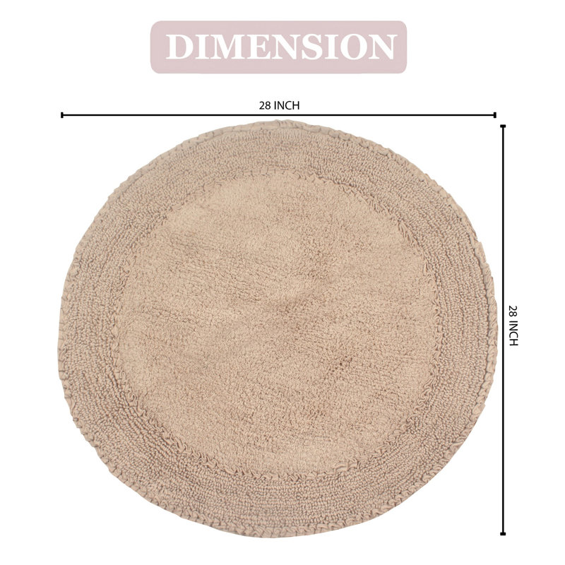 Tapis pour salle de bain 28 po, Lin