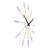 Plug-Inn, 23-Inch, Metallic Spoke Wall Clock-99460726