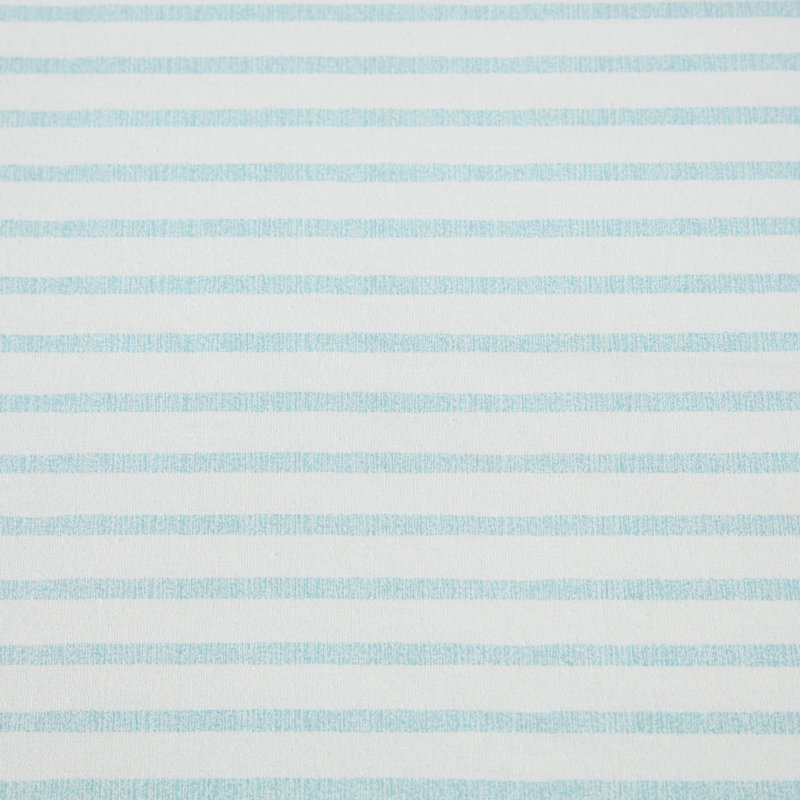 Tommy Bahama Printed Percale Cotton Sheet Set, Queen Sheet Set with 2 Pillowcases, Green Cool Beach Stripe