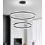 2-ring Modern Led Chandelier Gold-130133998
