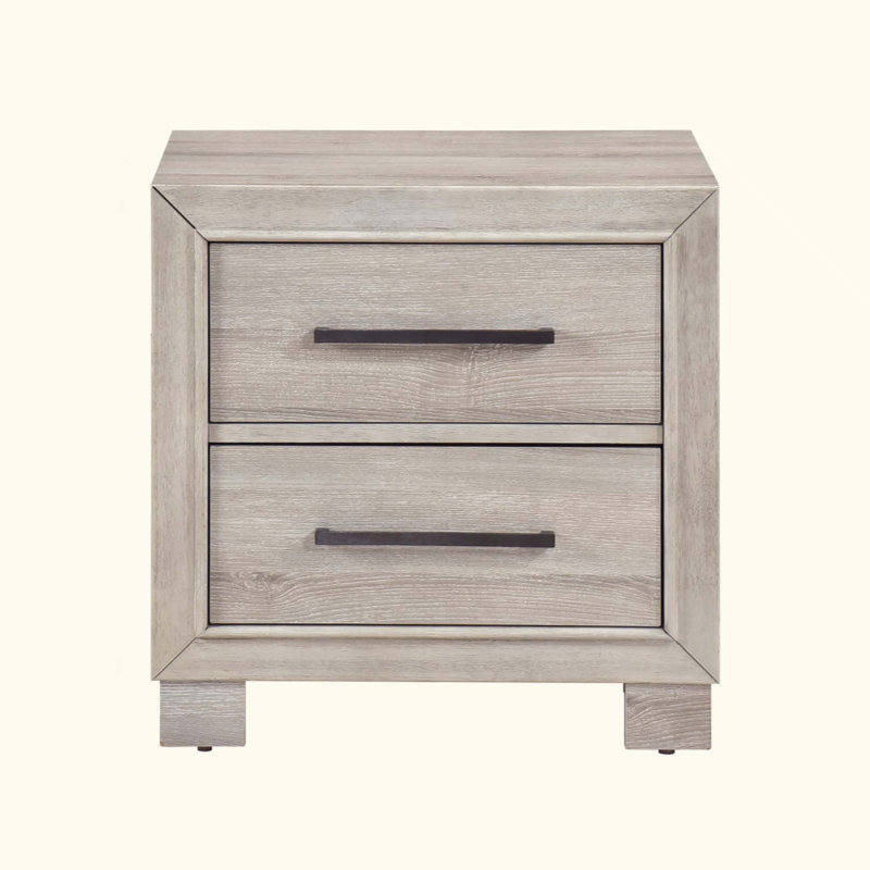Table de chevet à deux tiroirs Modern