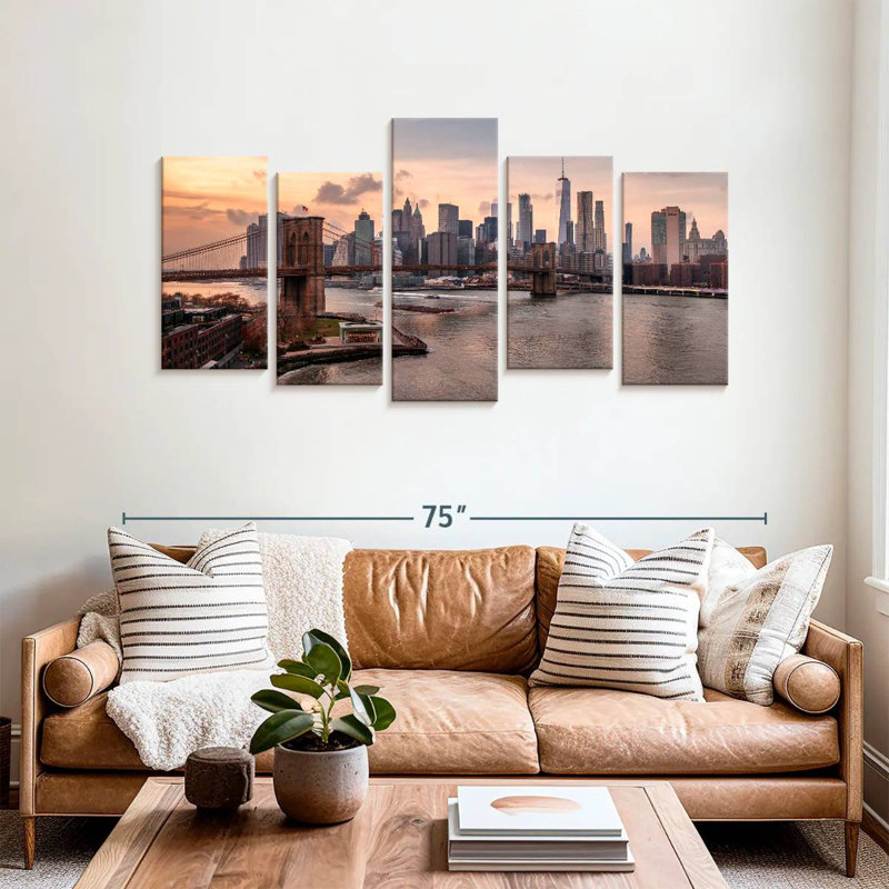 Senne Brooklyn Dusk, 33" H x 66" W