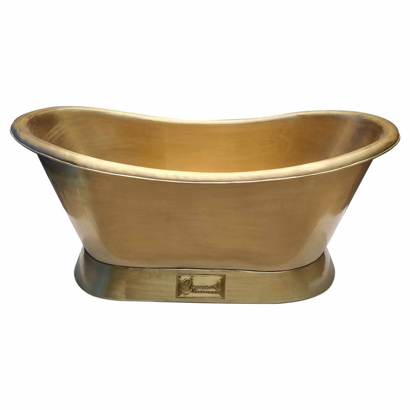 1680mm x 168mm Freestanding Soaking Solid Surface Bathtub