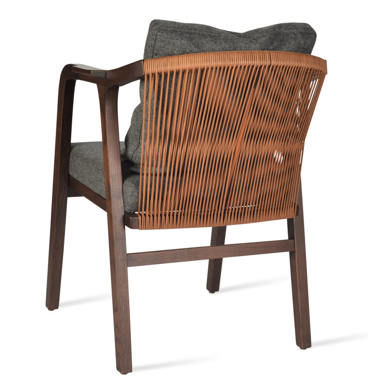 Drops Armchair in Wool, Dark Gray