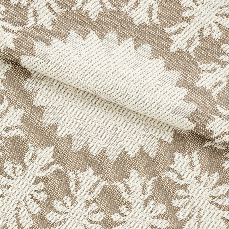 Ensemble de couvre-lit médaillon traditionnel en mélange de coton léger Alistair, King Coverlet + 2 Shams, Taupe