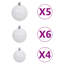 Artificial Christmas Tree with LEDs&Ball Set-1929844588