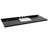 Tangular 61'' Granite Single Bathroom Vanity Top with Sink-52013722