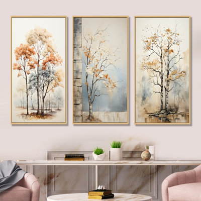 Doux tons neutres arbre chêne harmonie