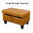 Tufted Storage Ottoman With Nailhead Trim-1172244404