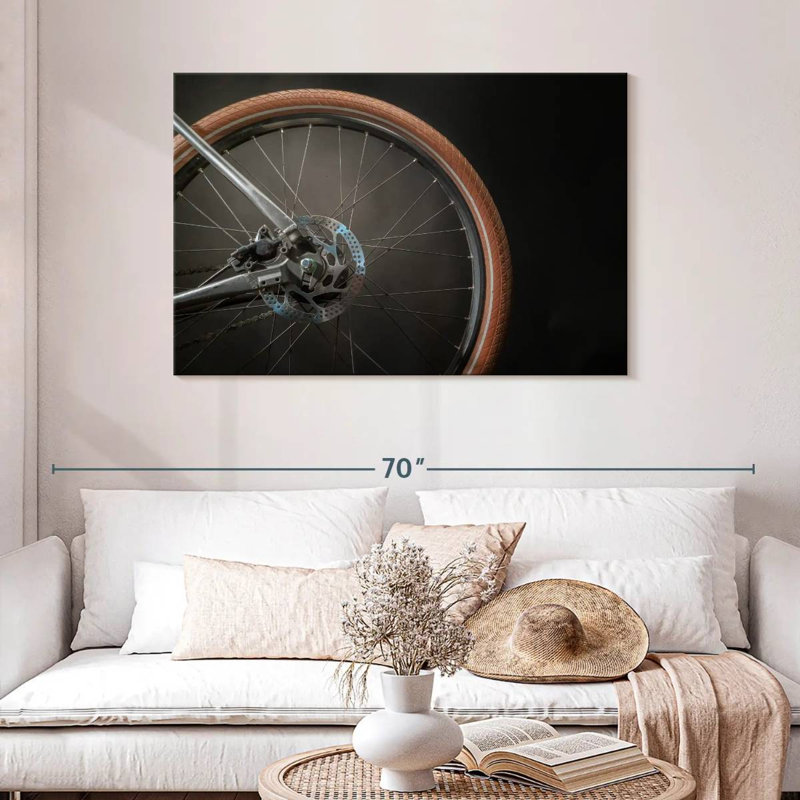 Roue de vélo Mehar Brown, H 30 po x l 45 po