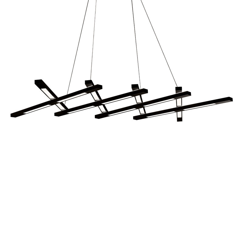 Luminaire suspendu linéaire pour îlot de cuisine 1 lumière Scissors