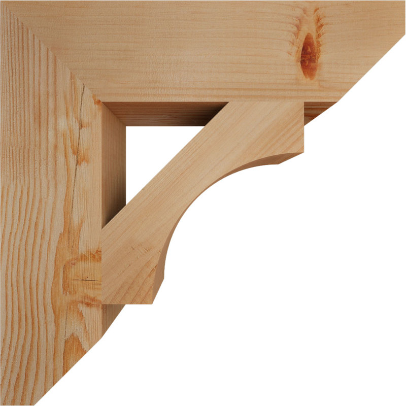 Support à lattes l 3 3 po x P 16 po x H 16 po Westlake, Sapin de Douglas, H 16 po x l 3,5 po x P 16 po