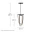 Grand luminaire suspendu Onyx