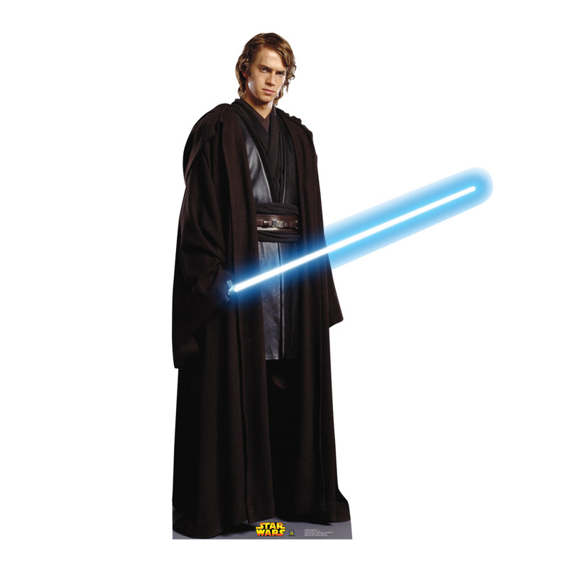 Anakin Skywalker Lifesize Cardboard Standup with Lightsaber