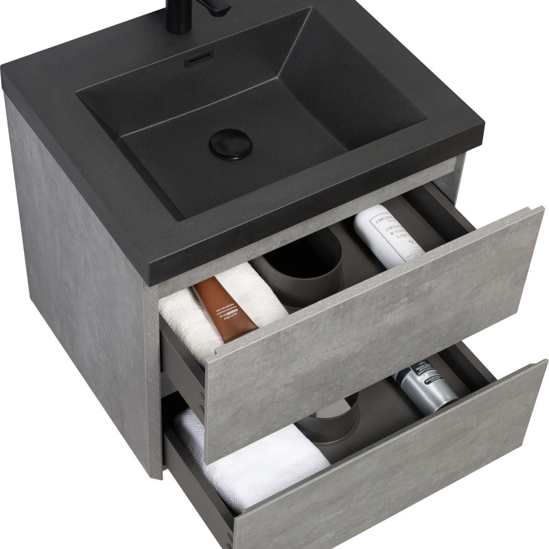 Bathroom Vanity with Resin Basin