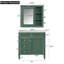Buffet moderne en bois avec tablettes réglables-1424209179