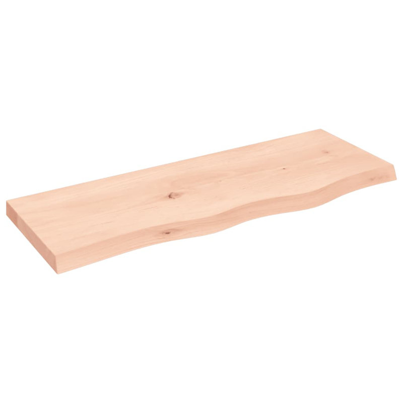 Adedayo 80cm Solid Wood Bathroom Vanity Top, Natural