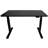 Emmily Adjustable Solid Wood Top Metal Base Standing Desk