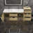 Moreno Bailey 78.5'' Double Bathroom Vanity with Acrylic Top-87461314