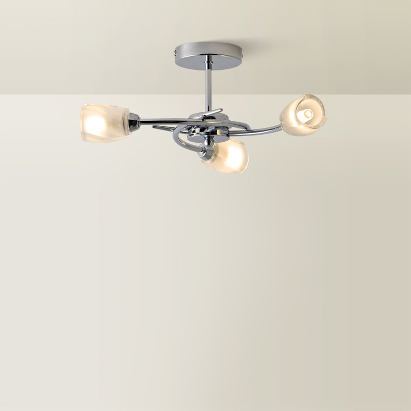 Bulera Glass Semi Flush Mount