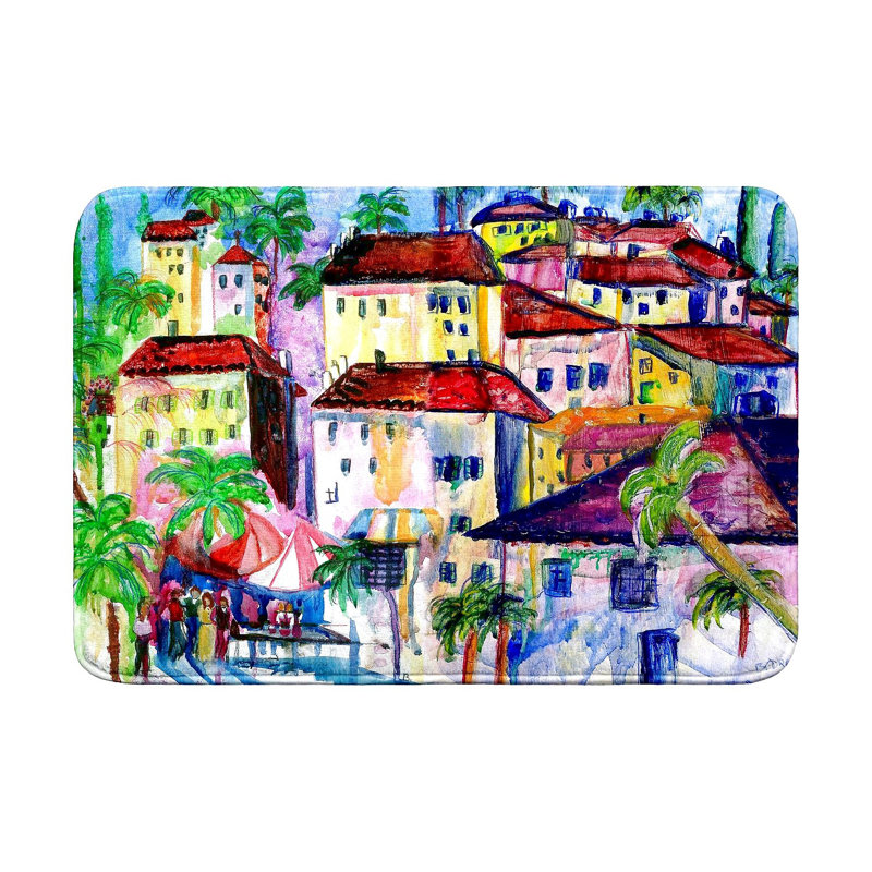 Tapis de bain Fun City I, Simple - L 24 po x l 36 po