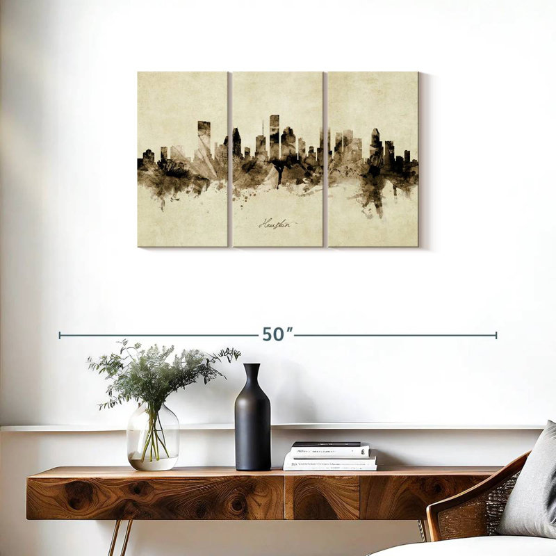 Houston Texas Skyline V, 20" H x 33" W