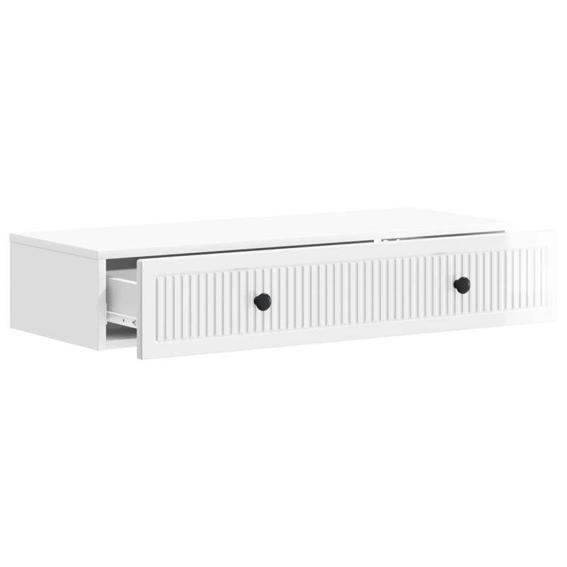 End Table, High Gloss White
