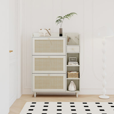 24 Pair Flip Down Shoe Storage