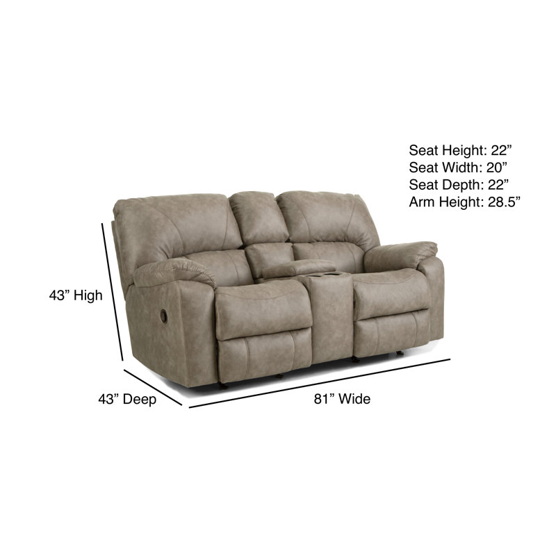 Janie Manual Rocking Reclining Loveseat