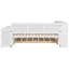 Lit de jour double avec tiroirs, tablettes, lit gigogne, bureau, armoire, éclairage à DEL et station de charge pour la chambre à coucher, blanc-889094399