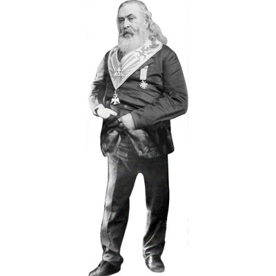H79465 Albert Pike Cardboard Standup