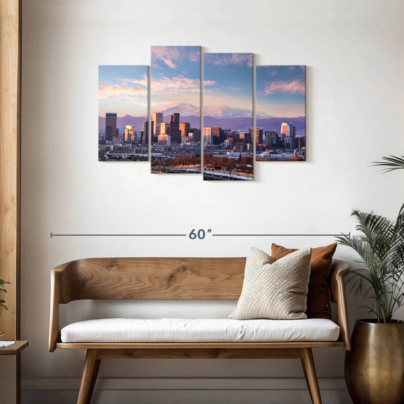 Nicci Denver Mountainous Skyline, 27" H x 43" W