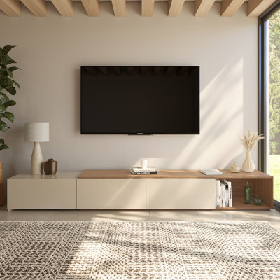 Console de télévision extensible avec armoire de rangement Arlo