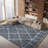 Killoren Pro Lux Shag 400 Performance Geometric Rug-1270381342