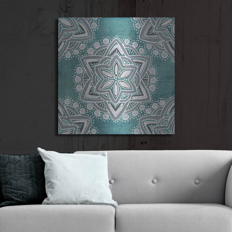 Art mural en métal «Star Mandala 1» par Yvette St. Amant, H 36 po x l 36 po