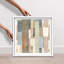 Beige Blocks II Shadowbox Abstract Print by Oliver Gal, Black Frame, 12 x 12-1420825592-1420825593