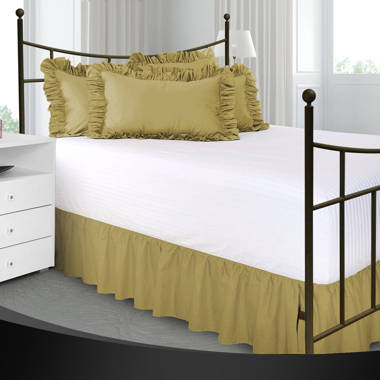 Ebern Designs Alainah Tailored Wrinkle Resistant Bed Skirt