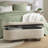 Boucle Flip Top Storage Bench Taupe See Below-125285667