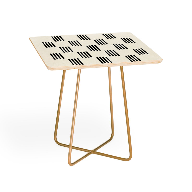 Table de bout à pieds croisés