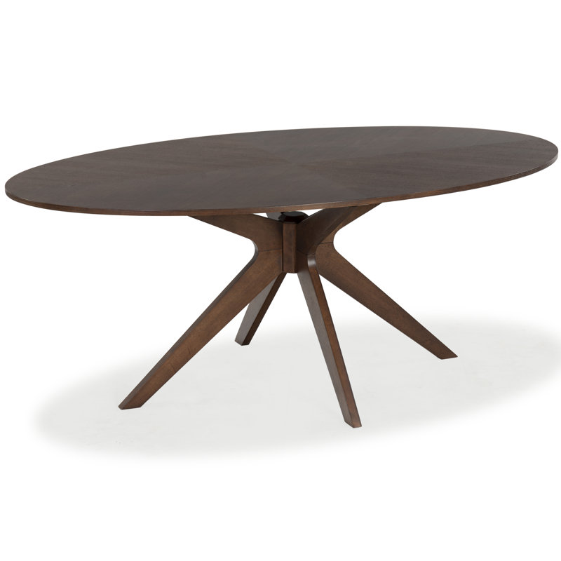 Stratton Wood Oval Dining Table